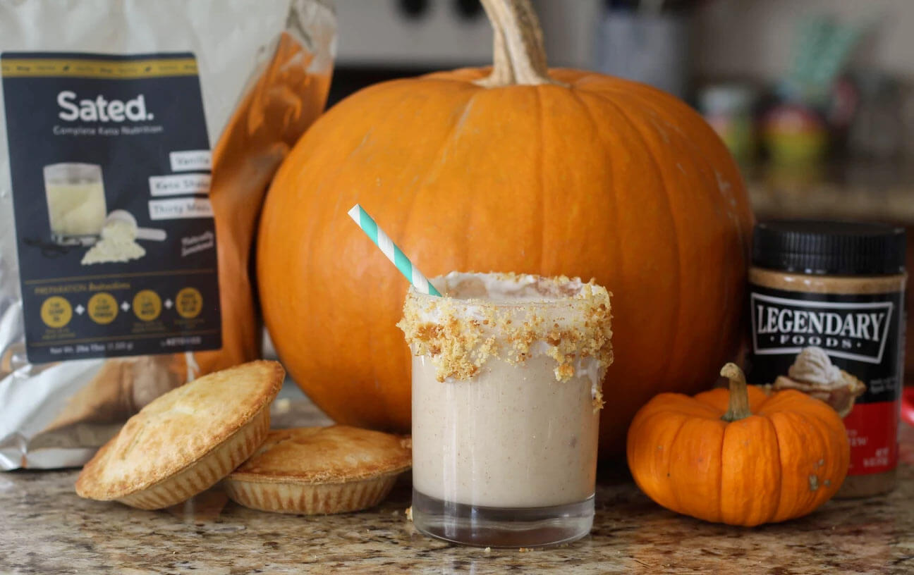 Fall Keto Recipes - Apple Pie Shake and Pecan Pie Fat Bombs