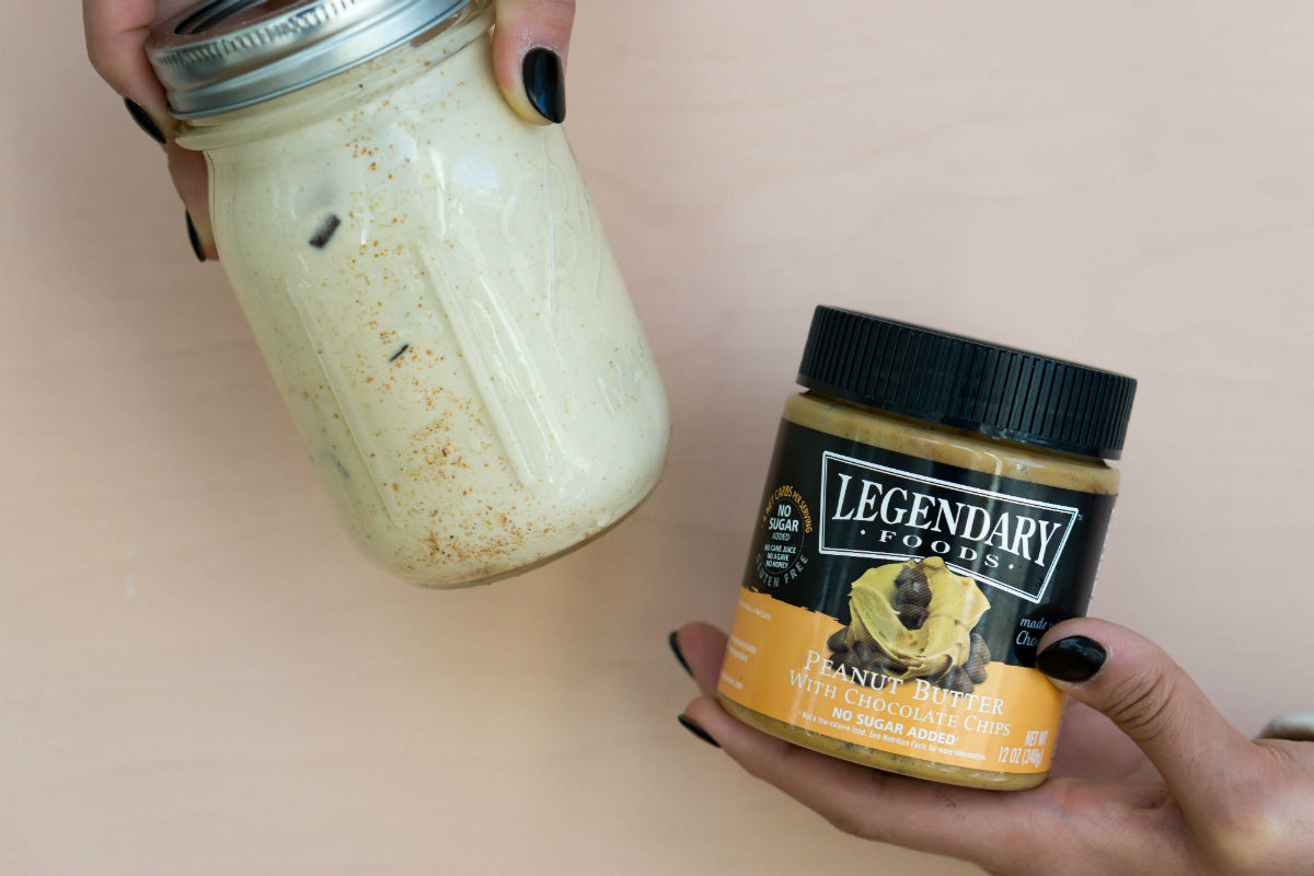Make Keto Ice Cream in a Mason Jar // 3 Ingredient Recipe