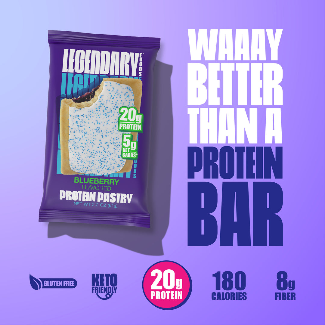 blueberry protein pop tart vs protein bar