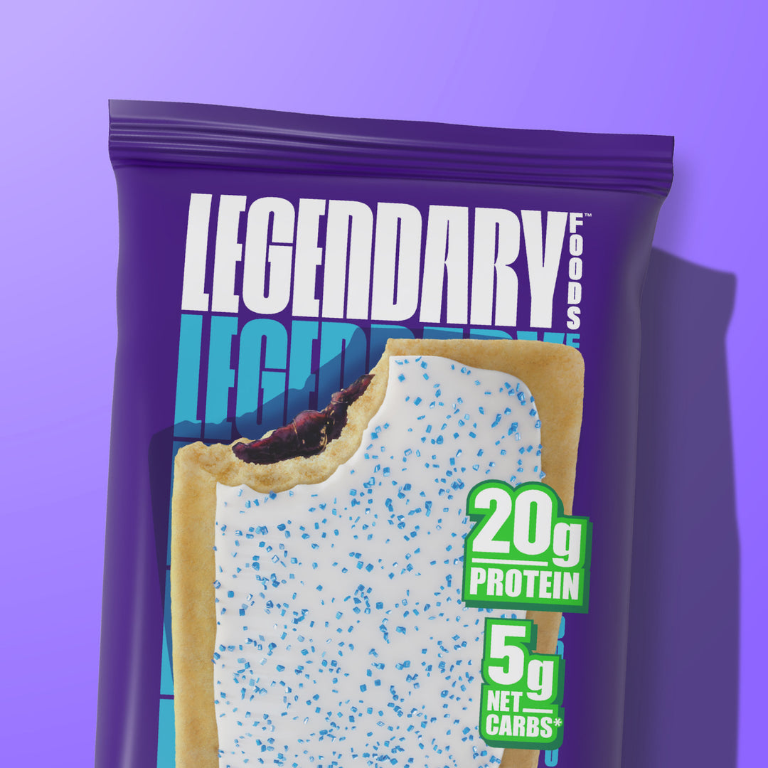blueberry protein pastry with 20 grams of protein