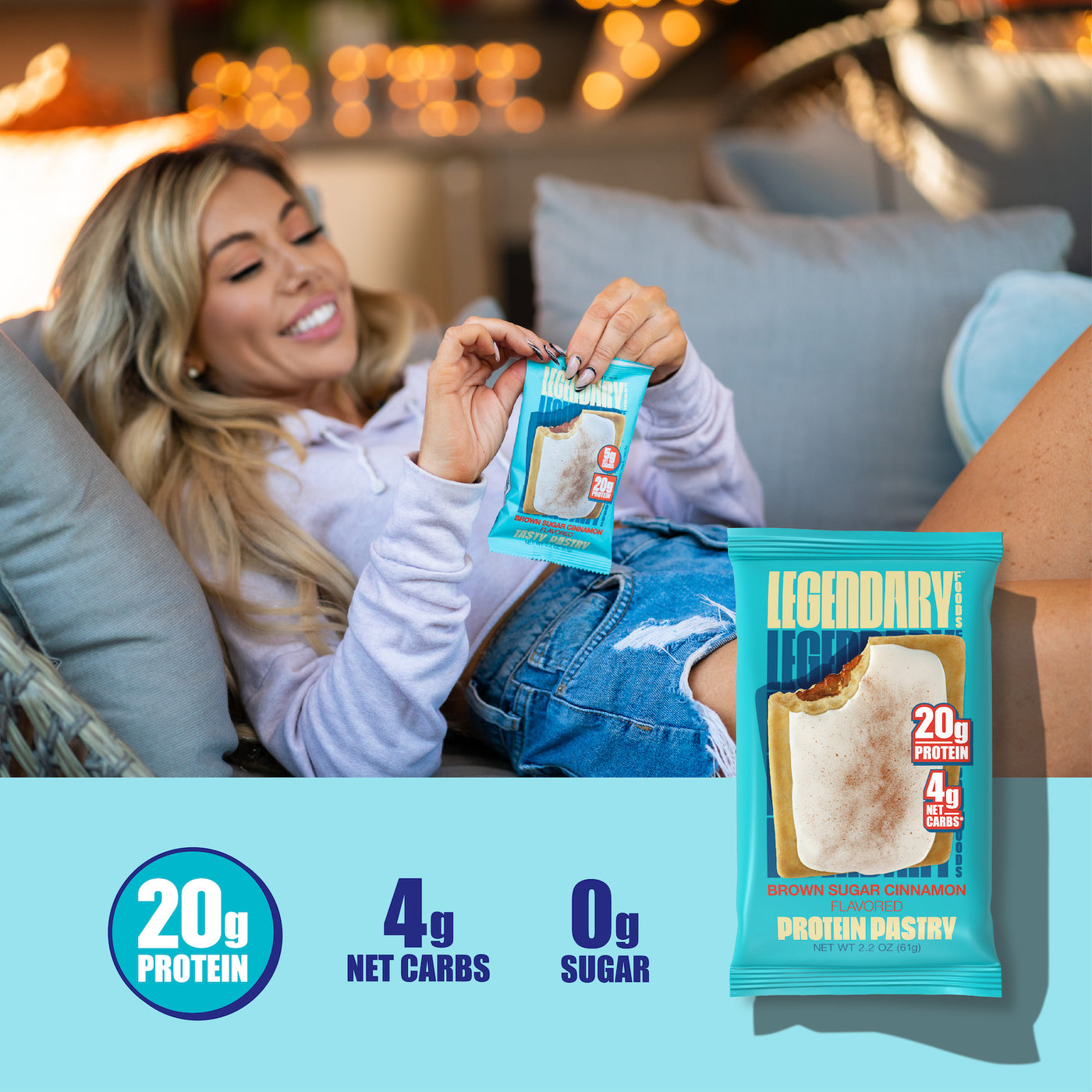 Brown Sugar Cinnamon | Protein Pastry | 8-Pack