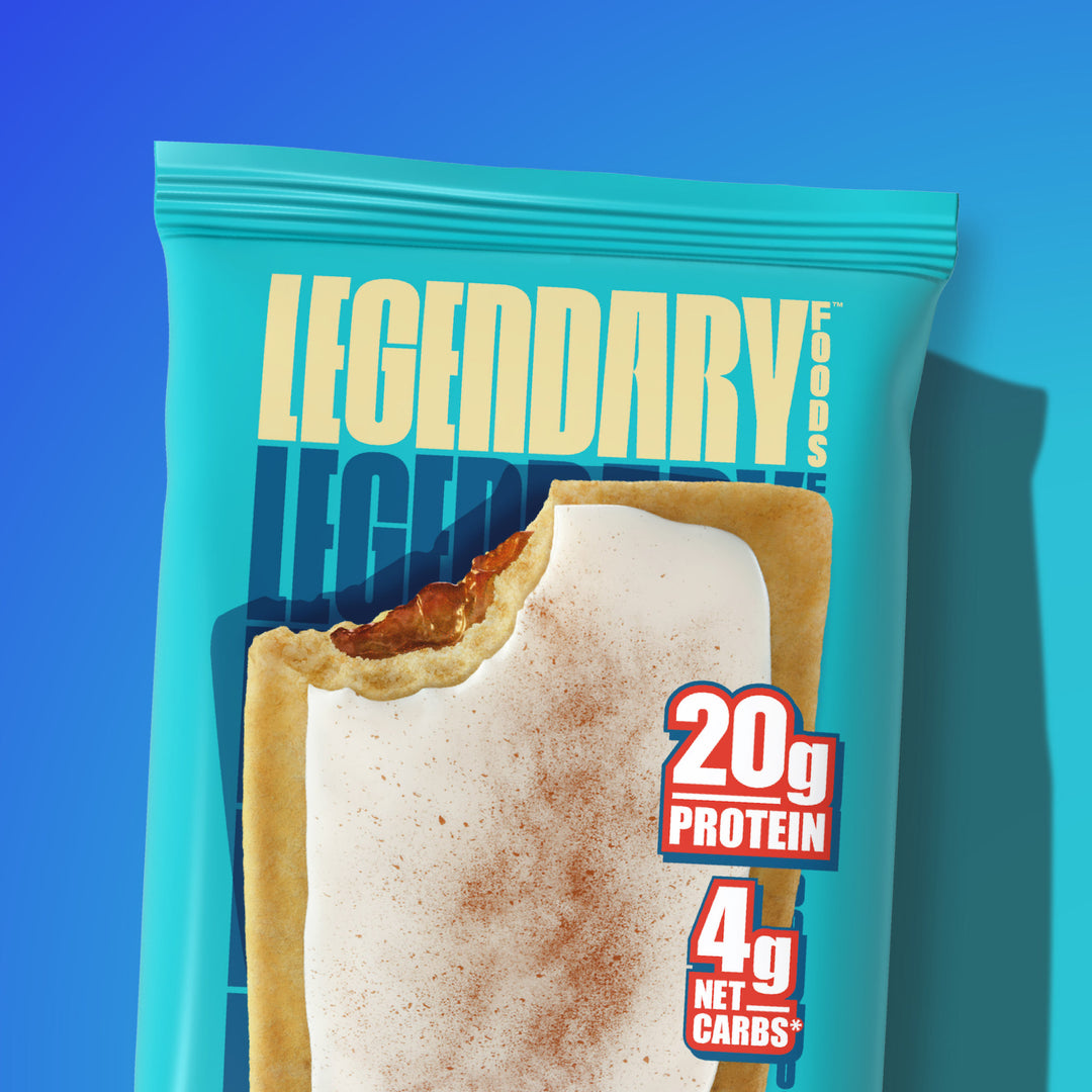 brown sugar cinnamon protein pastry with 20 grams of protein