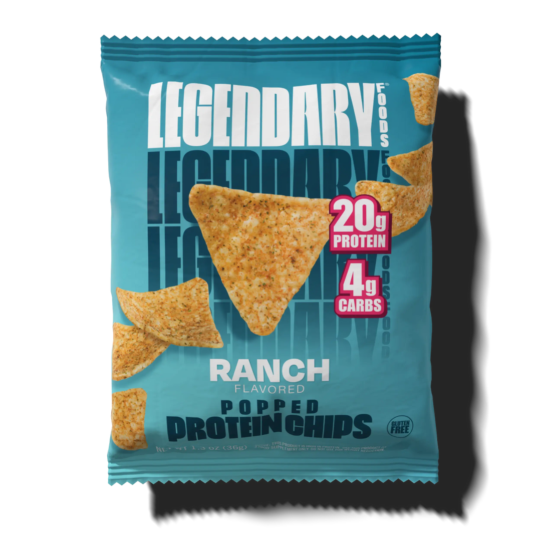 Package of Ranch Popped Protein Chips