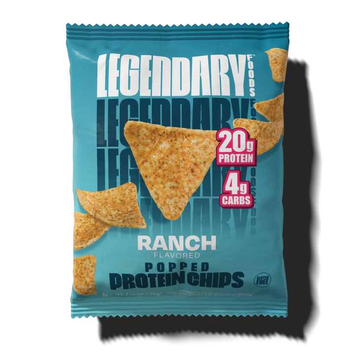 Package of Ranch Popped Protein Chips