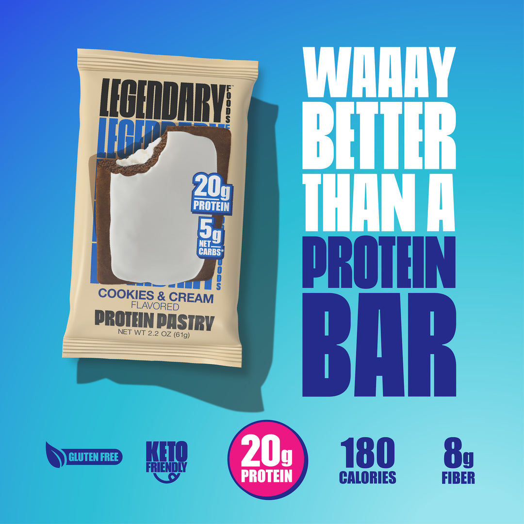 cookies & cream protein pop tart vs protein bar