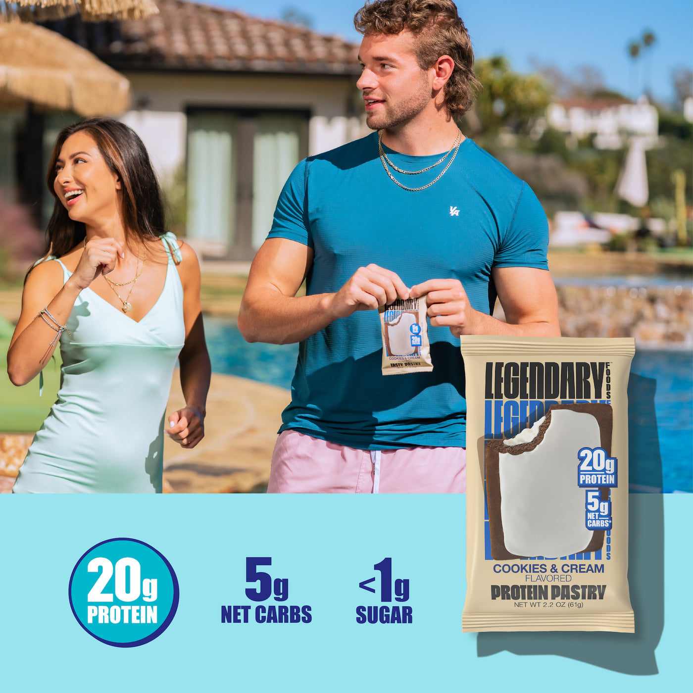Cookies & Cream | Protein Pastry | 8-Pack