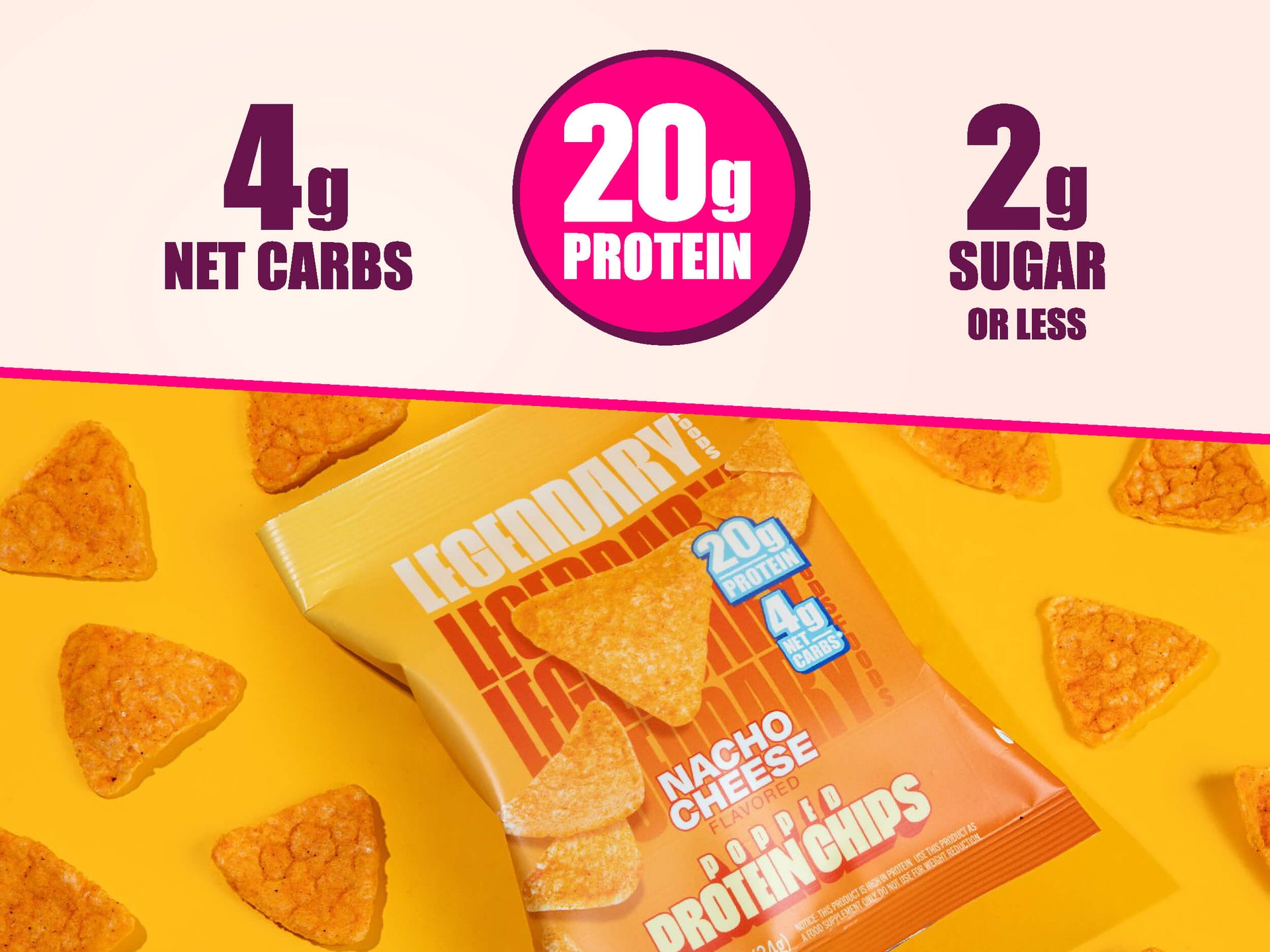 Ranch Flavored Popped Protein Chips | Legendary Foods