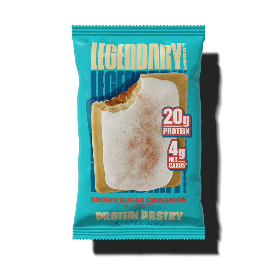 Package of brown sugar cinnamon protein pastry