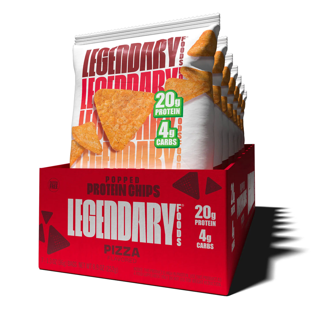 Pizza Popped Protein Chips – Legendary Foods