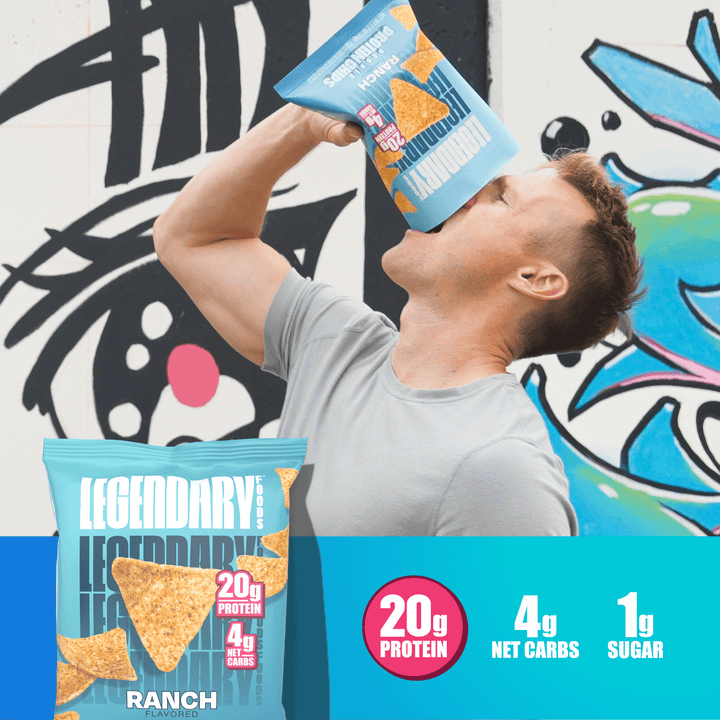 Ranch Flavored Popped Protein Chips | Legendary Foods