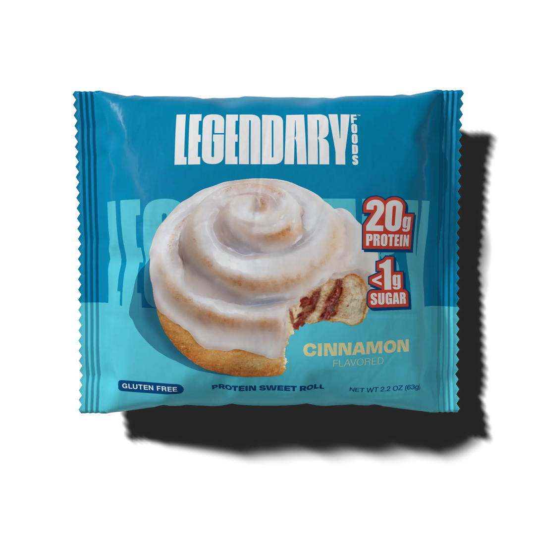 Package of Cinnamon protein sweet roll