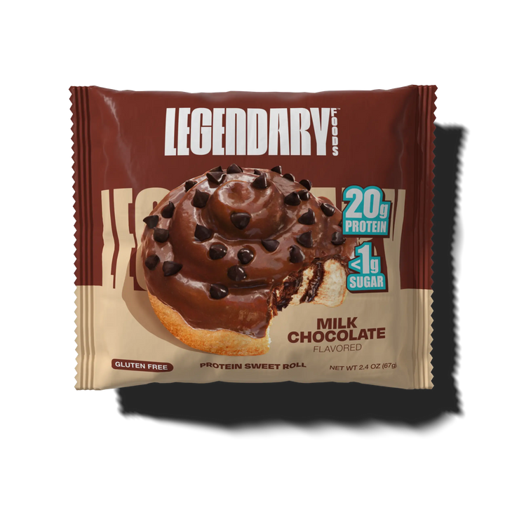 Package of Milk Chocolate protein sweet roll