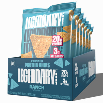 Ranch Flavored Popped Protein Chips | Legendary Foods